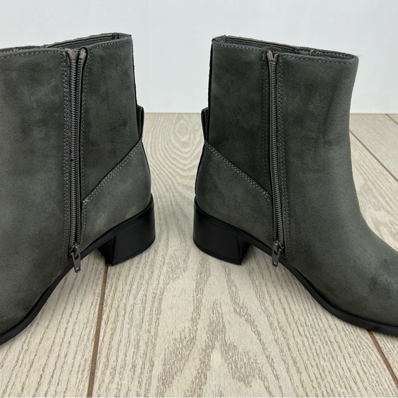 Style & Co Women's Orleyy Zip Dress Booties 8M Dark Grey MC - Picture 5 of 9